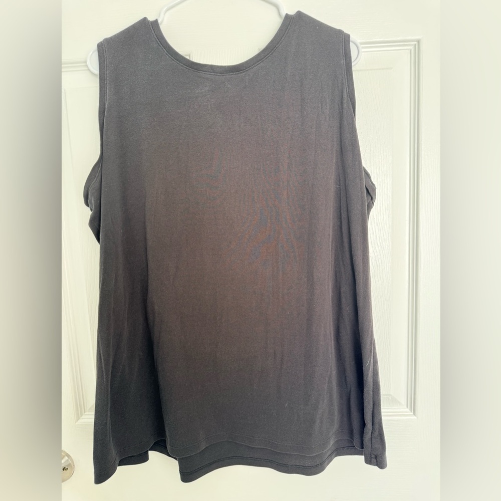 Lane Bryant Black Sleeveless Tank Top Women’s Size 22/24 - Picture 2 of 3